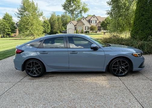Gray 2022 Honda Civic Sport Touring