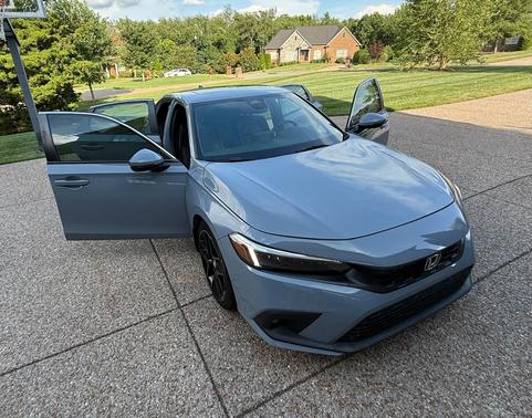 Gray 2022 Honda Civic Sport Touring