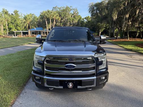 Blue 2017 Ford F-150 King Ranch