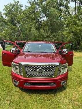 Red 2016 Nissan Titan XD Platinum Reserve