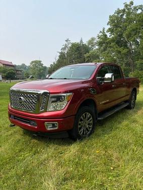 Red 2016 Nissan Titan XD Platinum Reserve