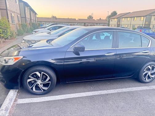 Black 2017 Honda Accord LX