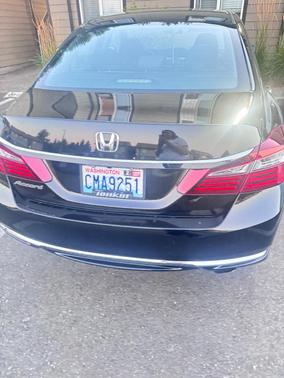 Black 2017 Honda Accord LX
