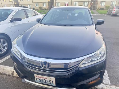 Black 2017 Honda Accord LX