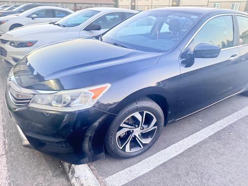 Black 2017 Honda Accord LX