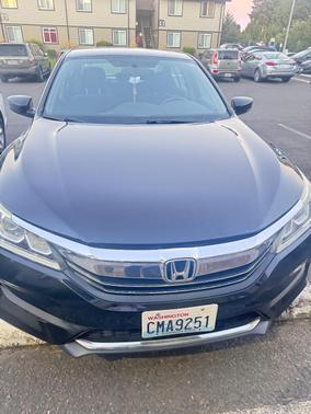 Black 2017 Honda Accord LX