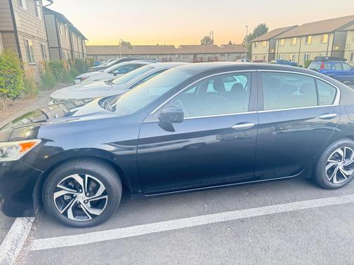 Black 2017 Honda Accord LX