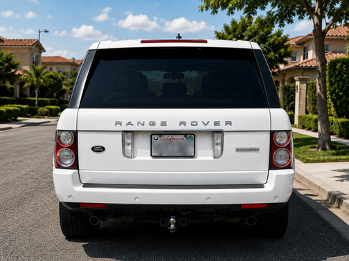 White 2008 Land Rover Range Rover Supercharged