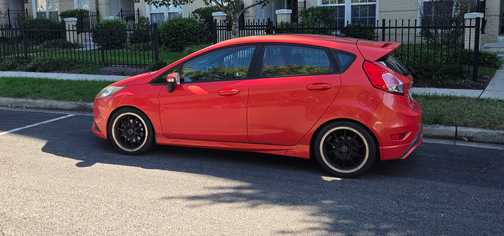 Orange 2014 Ford Fiesta ST