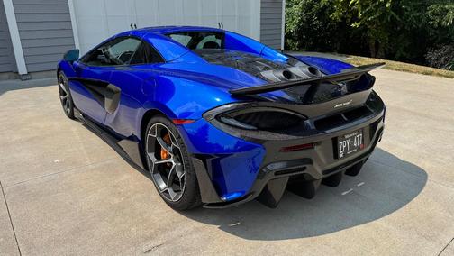 Blue 2020 McLaren 600LT RWD