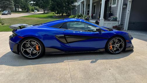 Blue 2020 McLaren 600LT RWD