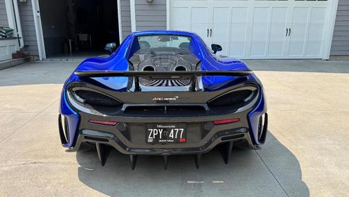 Blue 2020 McLaren 600LT RWD