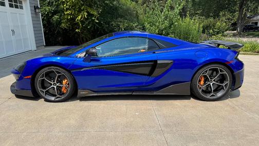 Blue 2020 McLaren 600LT RWD