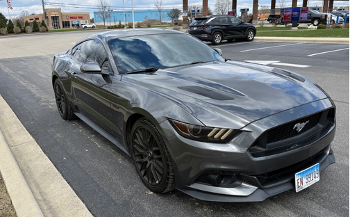 Gray 2017 Ford Mustang GT