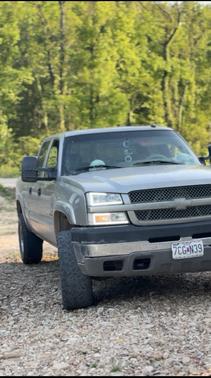 Beige 2003 Chevrolet Silverado 2500 LT H/D Crew Cab
