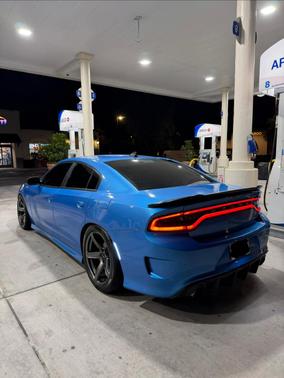 Blue 2016 Dodge Charger SRT Hellcat