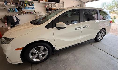 White 2019 Honda Odyssey EX-L