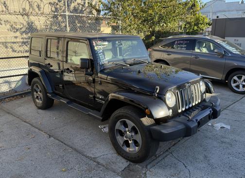Black 2018 Jeep Wrangler JK Unlimited Sahara