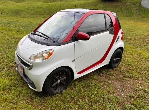 White 2014 smart ForTwo Passion