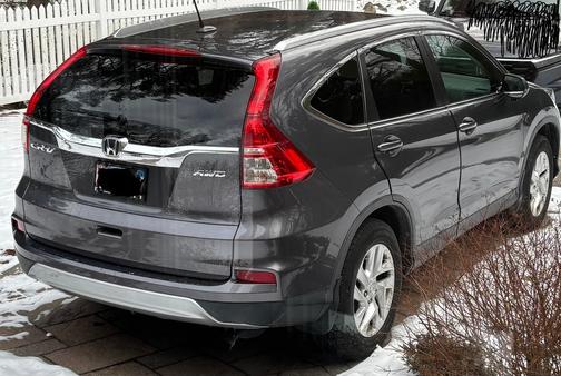 Gray 2016 Honda CR-V EX-L