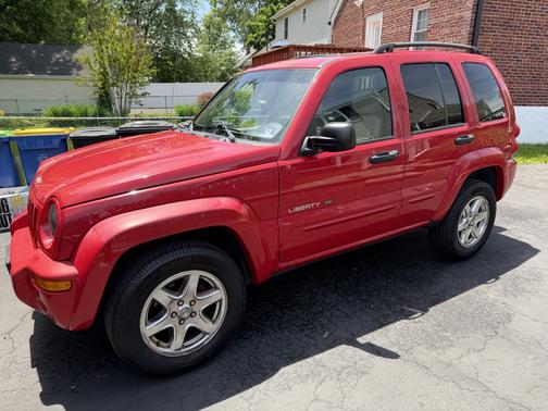 Red 2003 Jeep Liberty Limited
