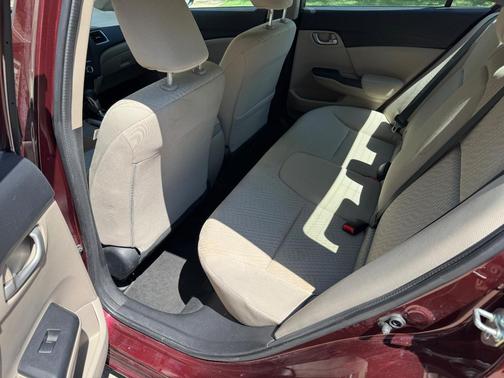 Red 2014 Honda Civic LX