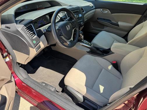Red 2014 Honda Civic LX