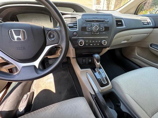 Red 2014 Honda Civic LX