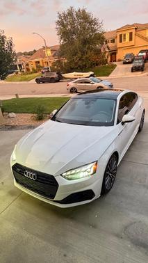 White 2022 Audi A5 40 Prestige
