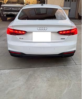 White 2022 Audi A5 40 Prestige
