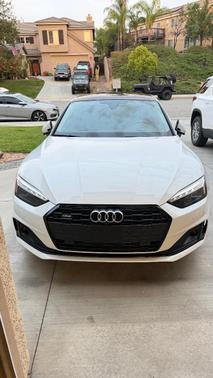 White 2022 Audi A5 40 Prestige