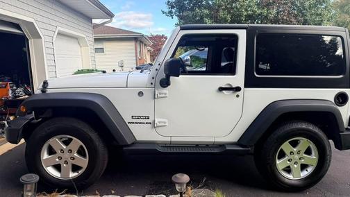 White 2014 Jeep Wrangler Sport