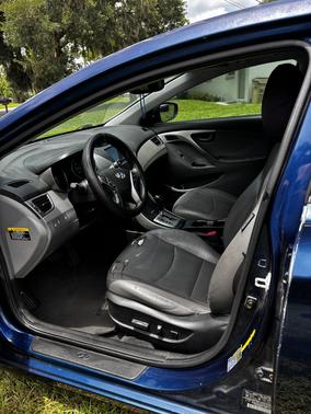 Blue 2013 Hyundai ELANTRA Limited