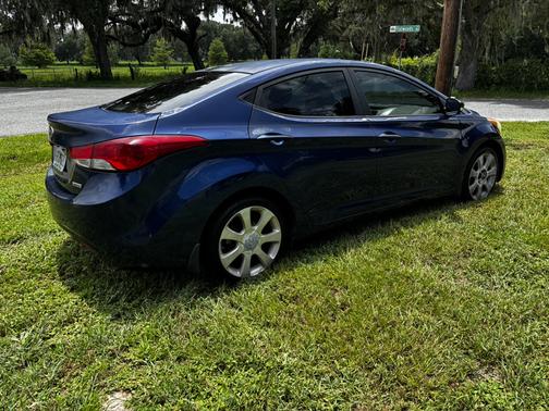 Blue 2013 Hyundai ELANTRA Limited