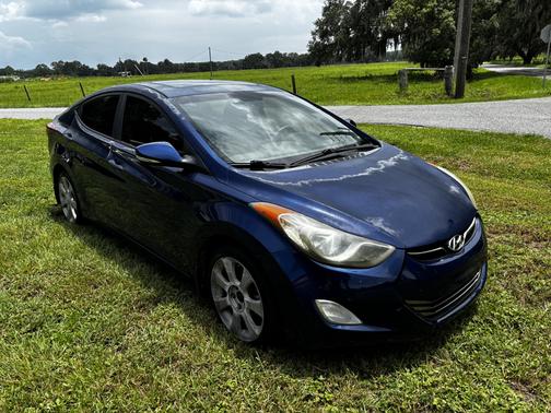 Blue 2013 Hyundai ELANTRA Limited