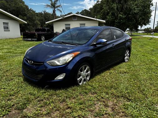 Blue 2013 Hyundai ELANTRA Limited