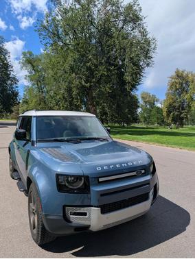 Blue 2021 Land Rover Defender S