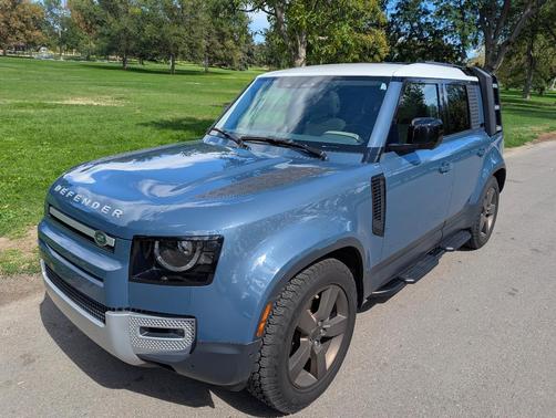 Blue 2021 Land Rover Defender S