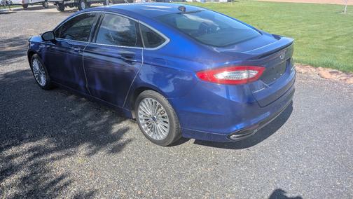 Blue 2016 Ford Fusion Titanium