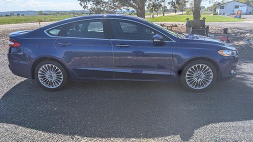 Blue 2016 Ford Fusion Titanium