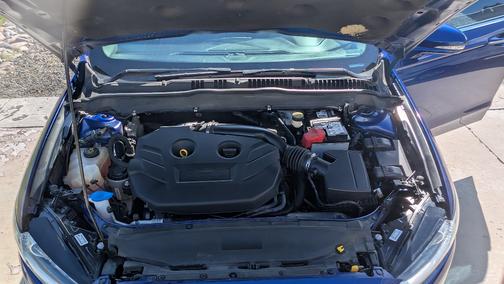 Blue 2016 Ford Fusion Titanium
