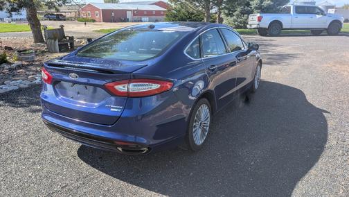 Blue 2016 Ford Fusion Titanium