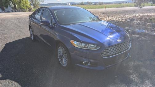 Blue 2016 Ford Fusion Titanium