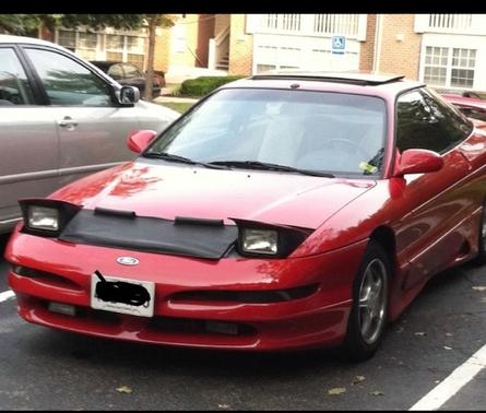 Red 1993 Ford Probe GT