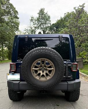 Blue 2013 Jeep Wrangler Unlimited Sahara