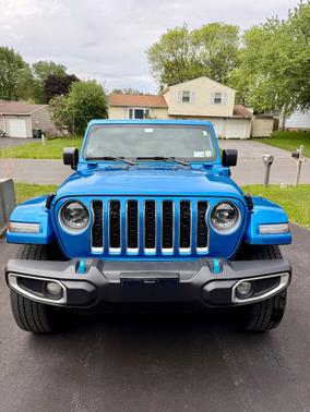 Blue 2023 Jeep Wrangler 4xe Sahara