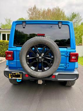 Blue 2023 Jeep Wrangler 4xe Sahara