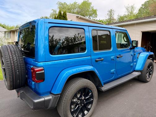 Blue 2023 Jeep Wrangler 4xe Sahara