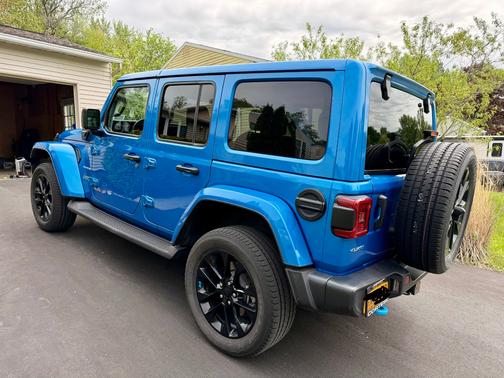 Blue 2023 Jeep Wrangler 4xe Sahara