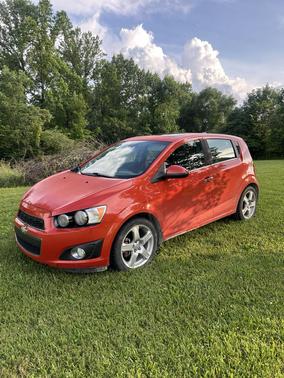 Orange 2012 Chevrolet Sonic 1LZ